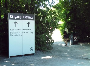 Dachau concentration camp entrance eingang
