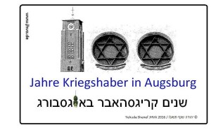 100 Jahre Kriegshaber in Augsburg Logo JHVA